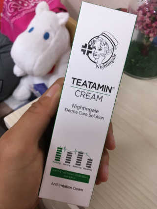 나이팅게일 티타민 크림 리뉴얼 — 3.83점을 준 리뷰어가 2018년 7월 올린 사용 사진