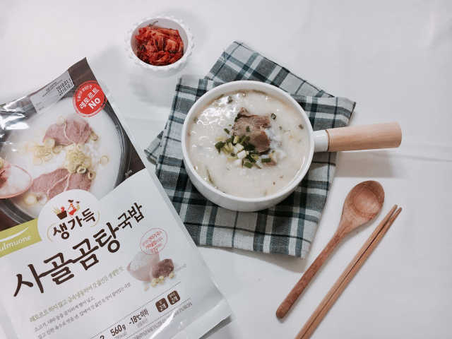 [풀무원] 사골곰탕국밥 황태해장국밥 리뷰 사진