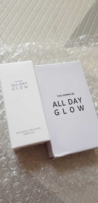 ALL DAY GLOW [올 데이 글로우] 카밍 밸런스 앰플 30ml — 5점을 준 리뷰어가 2019년 11월 올린 사용 사진