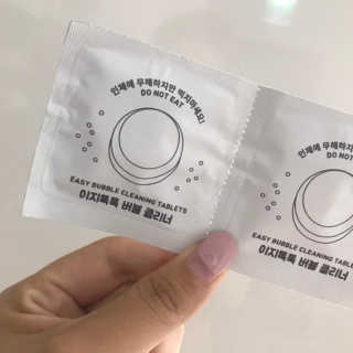 [에코앤드]이지톡톡 버블클리너 1종세척제 — 5점을 준 리뷰어가 2019년 7월 올린 사용 사진