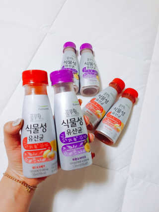 풀무원 식물성유산균 레드앤오메가 + 푸룬앤바이오 — 5점을 준 리뷰어가 2018년 11월 올린 사용 사진