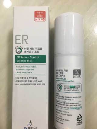 Dr.메디션 이알세붐컨트롤 에센스미스트 [피지조절] — 5점을 준 리뷰어가 2018년 8월 올린 사용 사진