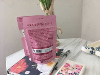 락토조이 구미젤리 복숭아맛 — 4.5점을 준 리뷰어가 2019년 6월 올린 사용 사진