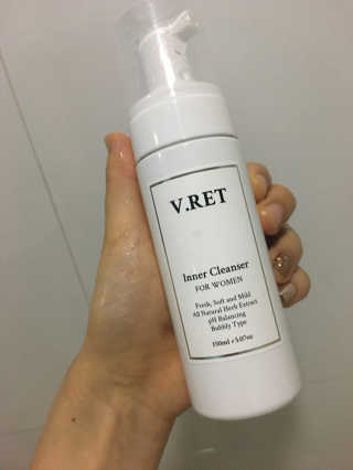 V.RET 브이렛 여성청결제 — 4점을 준 리뷰어가 2018년 7월 올린 사용 사진