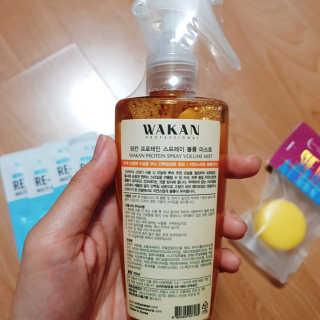 라쿰 와칸 프로테인 스프레이 볼륨미스트 — 4점을 준 리뷰어가 2019년 5월 올린 사용 사진