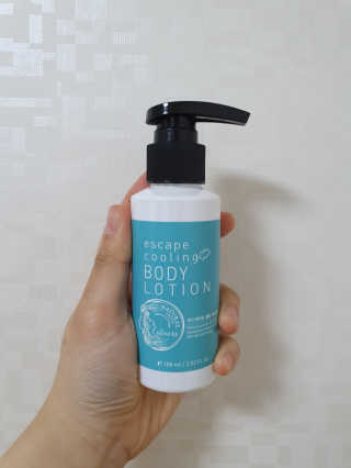 Bonfre 봉프레 이스케이프 쿨링 바디로션100 — 1점을 준 리뷰어가 2019년 8월 올린 사용 사진