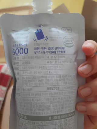 풀무원 프레시 워터젤리 — 5점을 준 리뷰어가 2018년 8월 올린 사용 사진