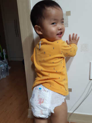 보솜이 액션핏 팬티형 — 5점을 준 리뷰어가 2019년 3월 올린 사용 사진
