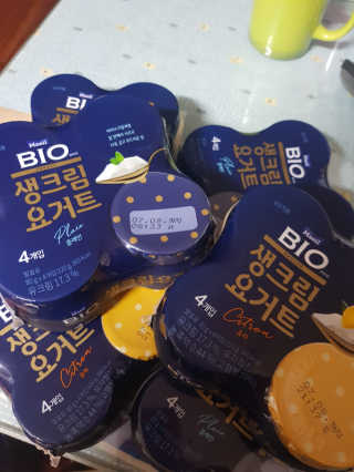 [매일 바이오] 생크림요거트 플레인 12개 + 유자 12개 — 4점을 준 리뷰어가 2019년 6월 올린 사용 사진