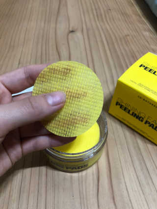 쏘내추럴 샤이닝 페이스 필링 패드 — 4.17점을 준 리뷰어가 2018년 8월 올린 사용 사진