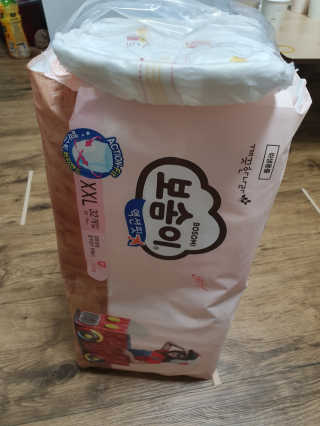 보솜이 액션핏 팬티형 — 4점을 준 리뷰어가 2019년 3월 올린 사용 사진