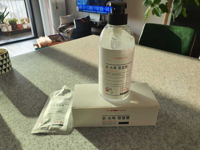 [더심플마켓] 손소독제 리뷰 사진
