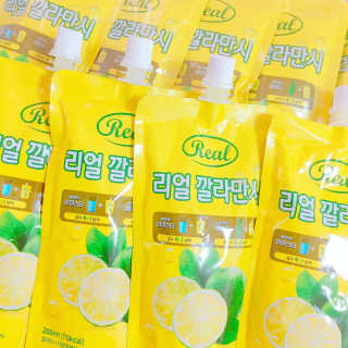 장수농가 리얼깔라만시 — 5점을 준 리뷰어가 2018년 6월 올린 사용 사진