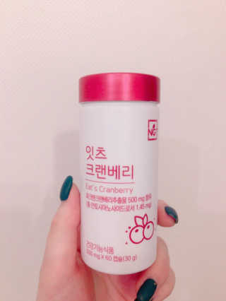 네츄럴굿띵스 잇츠 크랜베리 1병 30일분 — 5점을 준 리뷰어가 2019년 11월 올린 사용 사진