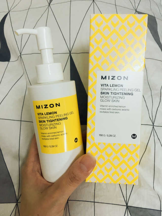 미즈온 비타레몬 탄산 필링젤 리뷰 사진