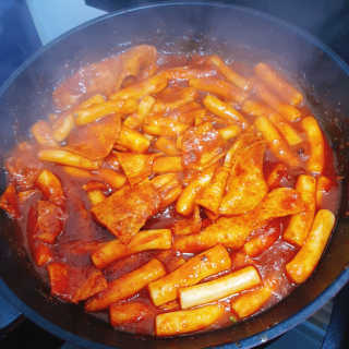 화곡미담 옛날 떡볶이 — 3점을 준 리뷰어가 2020년 2월 올린 사용 사진
