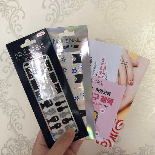 네일스네일 젤티커 2종 패디네일 각1종 리뷰 사진