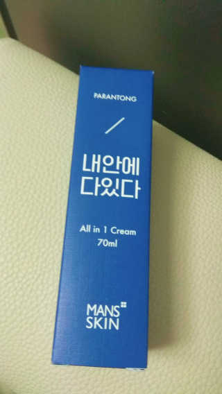 맨즈스킨 파란통 내안에다있다 — 4.67점을 준 리뷰어가 2018년 3월 올린 사용 사진