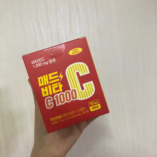 매드비타C 1000 — 5점을 준 리뷰어가 2019년 4월 올린 사용 사진