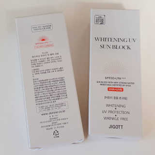 지고트 화이트닝 유브이 썬블럭 크림 70ml,1+1 — 5점을 준 리뷰어가 2019년 6월 올린 사용 사진
