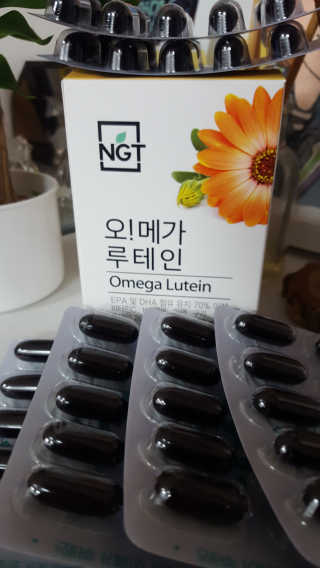 네츄럴굿띵스 오!메가루테인 60일분 — 5점을 준 리뷰어가 2019년 4월 올린 사용 사진