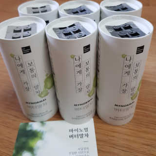 마이노멀 버터말차 - 방탄말차 6개입 — 4.5점을 준 리뷰어가 2019년 9월 올린 사용 사진