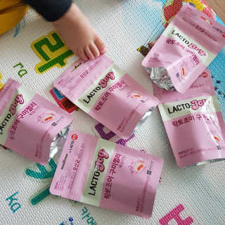 락토조이 구미젤리 복숭아맛 — 5점을 준 리뷰어가 2019년 10월 올린 사용 사진