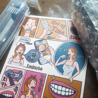 the naked object 디블랙팩치약 디블랙칫솔 세트 — 4점을 준 리뷰어가 2019년 3월 올린 사용 사진