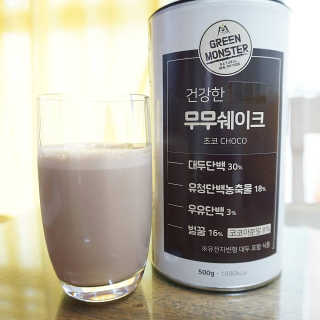 그린몬스터 건강한 무무쉐이크 — 5점을 준 리뷰어가 2018년 7월 올린 사용 사진