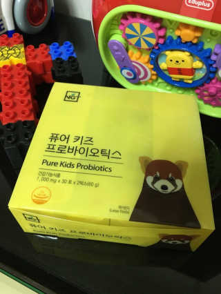 네츄럴굿띵스 퓨어 키즈 프로바이오틱스 60포 — 5점을 준 리뷰어가 2019년 5월 올린 사용 사진