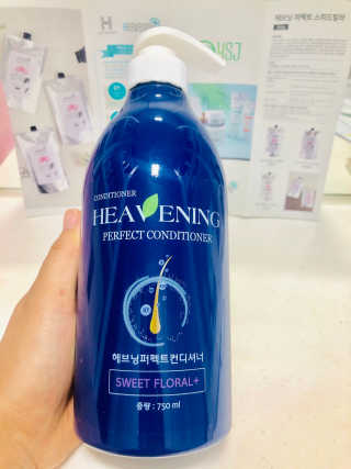헤브닝 퍼펙트 컨디셔너 750ml — 4점을 준 리뷰어가 2019년 8월 올린 사용 사진