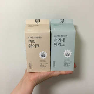착한습관 귀리쉐이크와 서리태쉐이크 — 5점을 준 리뷰어가 2018년 8월 올린 사용 사진