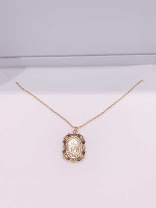 쥬얼카운티 92.5 Silver Byzantine Coin Pendant Necklace — 5점을 준 리뷰어가 2018년 11월 올린 사용 사진