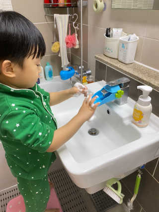 꼬모조이 콩순이 포밍 핸드워시 콩순이 엉뚱발랄 포인트팩 세트 — 5점을 준 리뷰어가 2019년 12월 올린 사용 사진