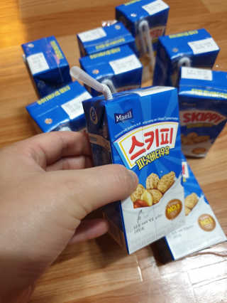 스키피피넛우유 스키피 피넛버터우유 — 4점을 준 리뷰어가 2019년 11월 올린 사용 사진