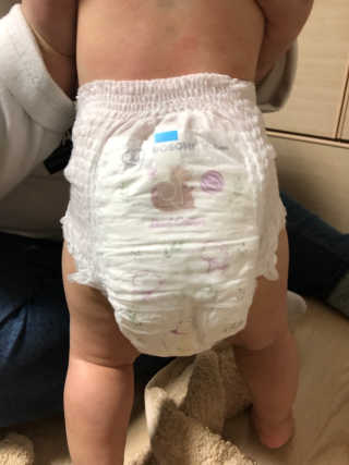 보솜이 리얼코튼 팬티형 — 5점을 준 리뷰어가 2019년 3월 올린 사용 사진