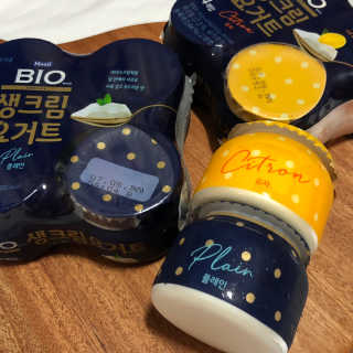 [매일 바이오] 생크림요거트 플레인 12개 + 유자 12개 — 4.5점을 준 리뷰어가 2019년 7월 올린 사용 사진