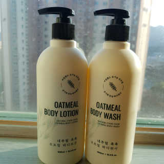 (주)에네스티 내추럴 촉촉  오트밀 바디로션 500ml — 5점을 준 리뷰어가 2019년 12월 올린 사용 사진