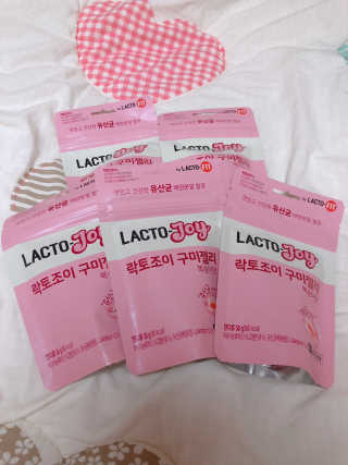 락토조이 구미젤리 복숭아맛 — 5점을 준 리뷰어가 2019년 6월 올린 사용 사진