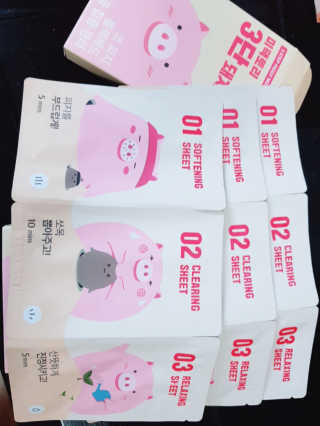 미팩토리 3단 돼지코팩 3매입 X 2EA — 5점을 준 리뷰어가 2019년 6월 올린 사용 사진