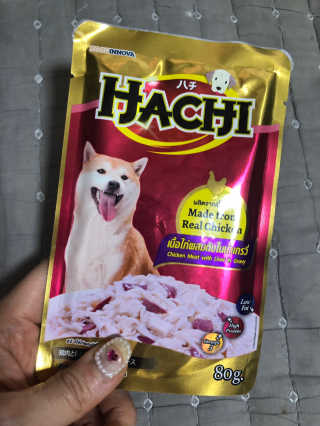 [펫토리아] 토로토로 하치  강아지 파우치간식 — 5점을 준 리뷰어가 2019년 7월 올린 사용 사진
