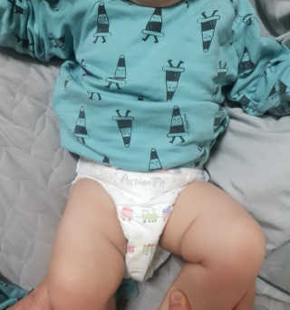 보솜이 액션핏 팬티형 — 5점을 준 리뷰어가 2019년 3월 올린 사용 사진