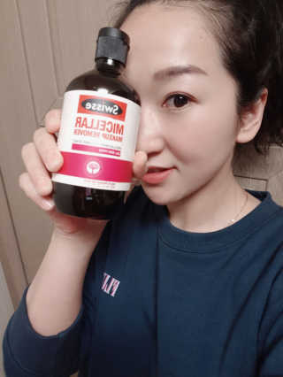 SWISSE 스위스 미셀라 메이크업 리무버 — 3점을 준 리뷰어가 2019년 12월 올린 사용 사진