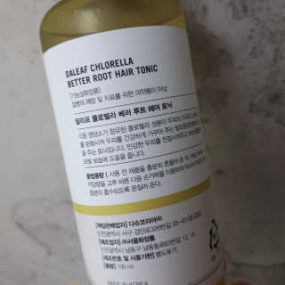 달리프 클로렐라 베러 루트 헤어토닉 100ml — 4.5점을 준 리뷰어가 2020년 1월 올린 사용 사진