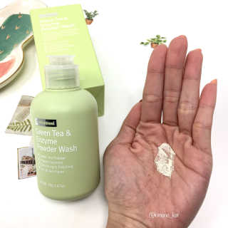 바이 위시트랜드 Green Tea Powder Wash — 3.17점을 준 리뷰어가 2018년 1월 올린 사용 사진
