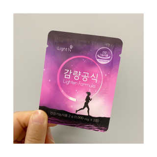 [감량공식] 다이어트 건강기능식품 — 5점을 준 리뷰어가 2019년 12월 올린 사용 사진