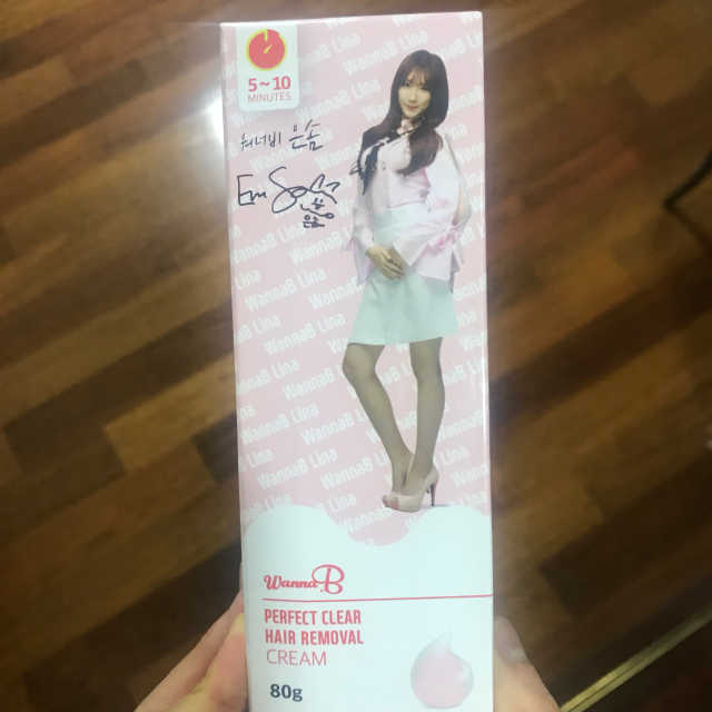 워너비 퍼펙트 클리어 헤어 리무벌크림 다리+바디용 리뷰 사진