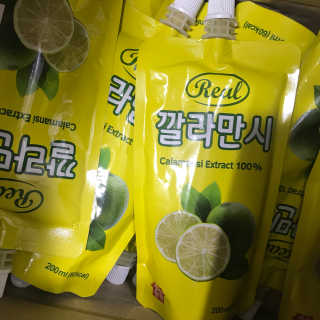 장수농가 리얼깔라만시 — 5점을 준 리뷰어가 2018년 4월 올린 사용 사진