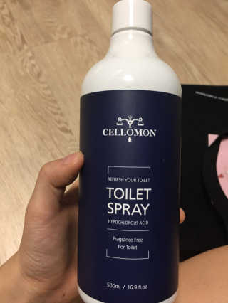 셀로몬 토일렛 스프레이 500ml — 1.17점을 준 리뷰어가 2018년 5월 올린 사용 사진