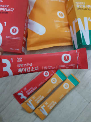 레인보우샵 올인원세탁세제,베이킹소다 스틱포6개입+세탁조클리너 — 4점을 준 리뷰어가 2018년 4월 올린 사용 사진